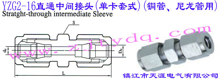 YZG2-16ֱͨg^(οʽ)(~)Straight-through Intermediate Sleeve