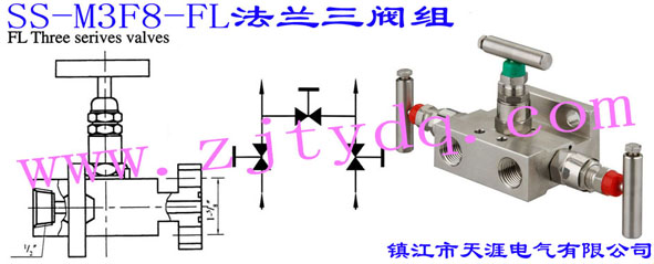 SS-M3F8-FLmyMSS-M3F8-FL Flange Three Series Valve