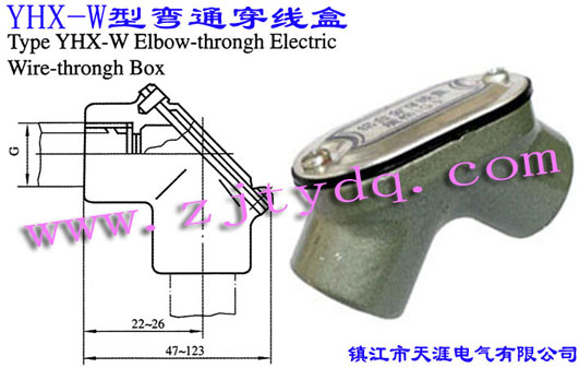 YHX-W͏ͨ(xin)Type YHX-W Elbow-through Electric Wire-through Box